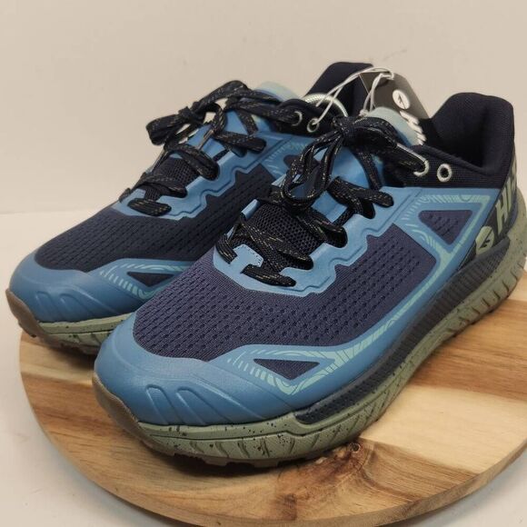Hi-Tec Catalina Trail Men\'s Waterproof Running Shoes Size 11 Blue Gray main image 9